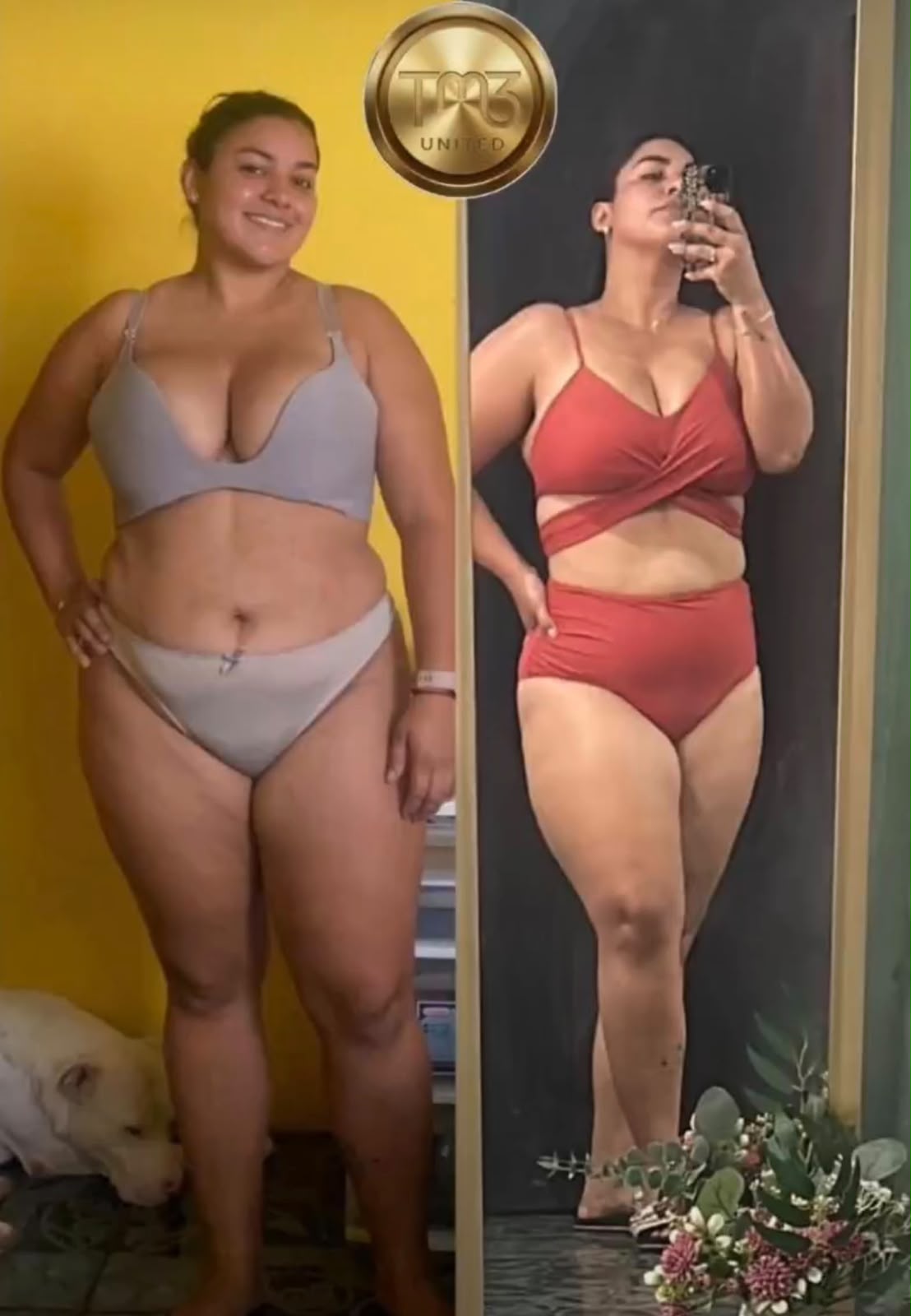 Antes y después de una clienta con Transform